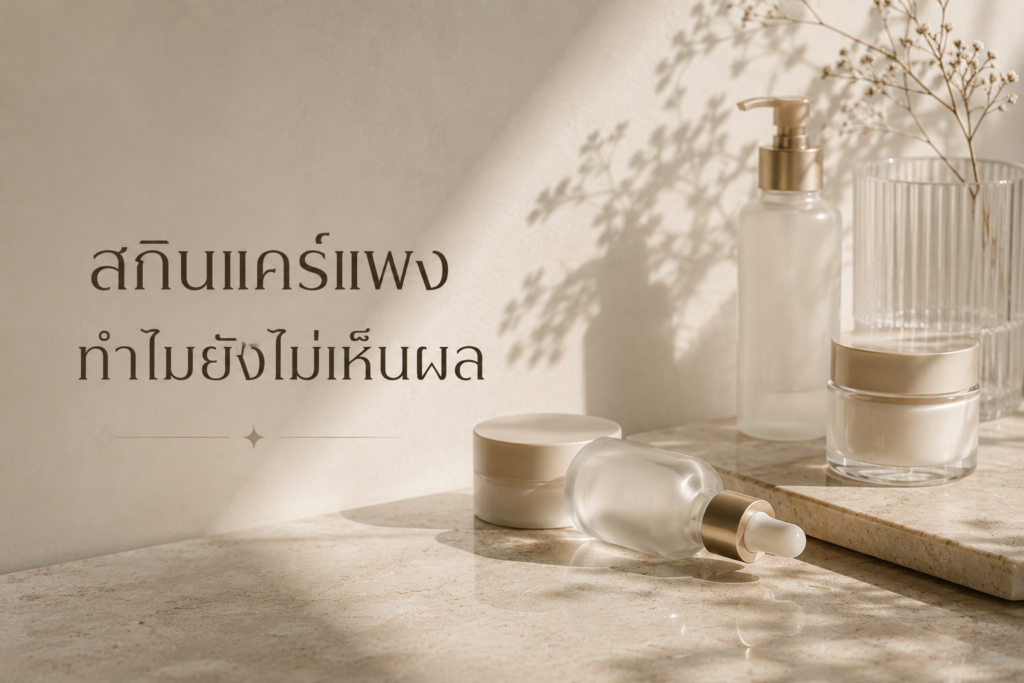 การมี active อยู่ในสูตรไม่ได้แปลว่าอยู่ในปริมาณที่เพียงพอต่อการเห็นผล